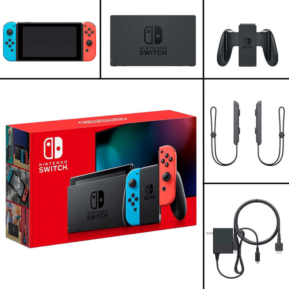 Nintendo Switch Neon y Kit de Acessorios
