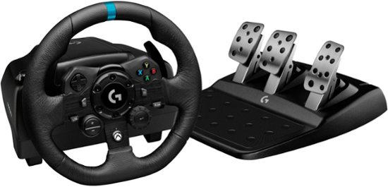 Logitech - Volante de carreras y pedales G923 para Xbox Series X|S, Xbox One y PC - N