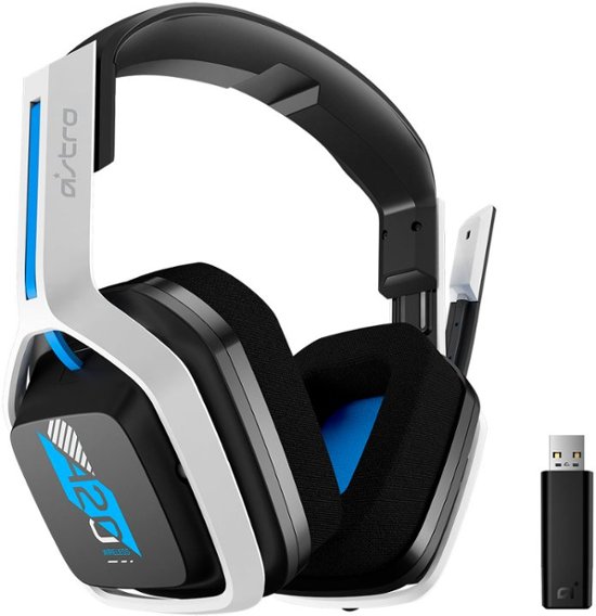Astro Gaming - Auriculares inalámbricos para juegos A20 Gen 2 para PS5, PS4, PC - Bla