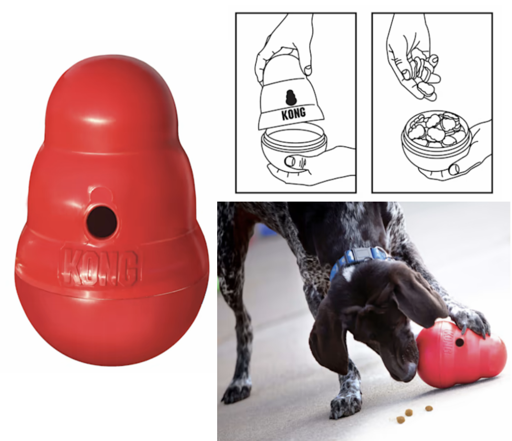 KONG Wobbler juguete dispensador de comida
