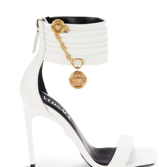 Sandalias Stilettos De Piel De Cordero