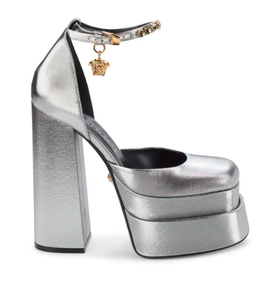 Zapatos de tacón con plataforma Medusa Versace