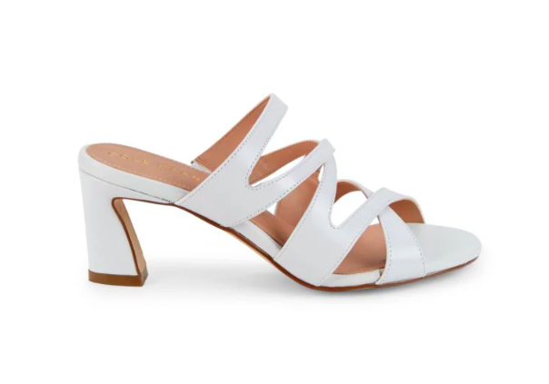 Sandalias de tacón cuadrado de cuero Cole Haan