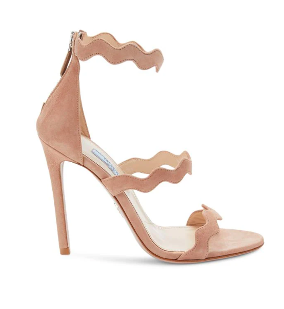 Sandalias de ante con tira Prada