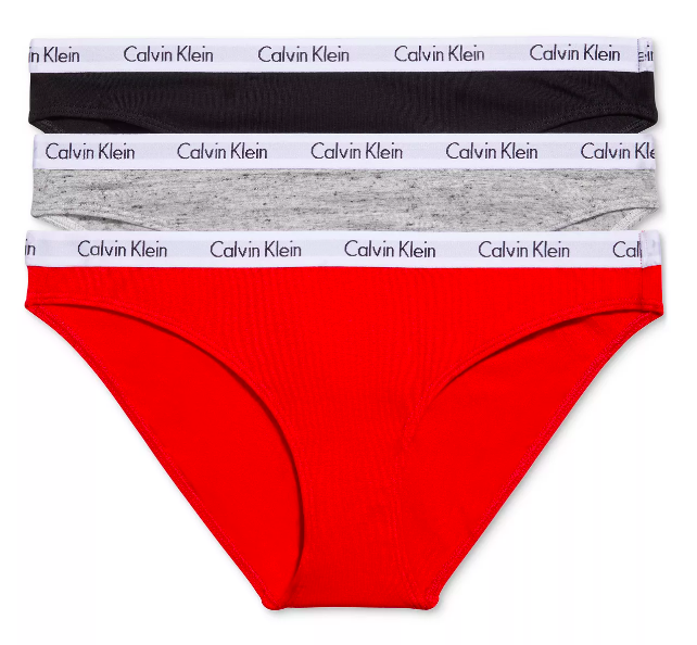 Paquete de 3 ropa interior de bikini de algodón Carrusel para mujer