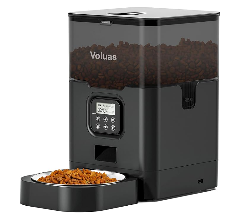 Comederos automáticos para gatos, dispensador de alimentos