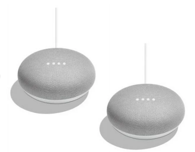 Google Home Mini - Tiza, paquete de 2