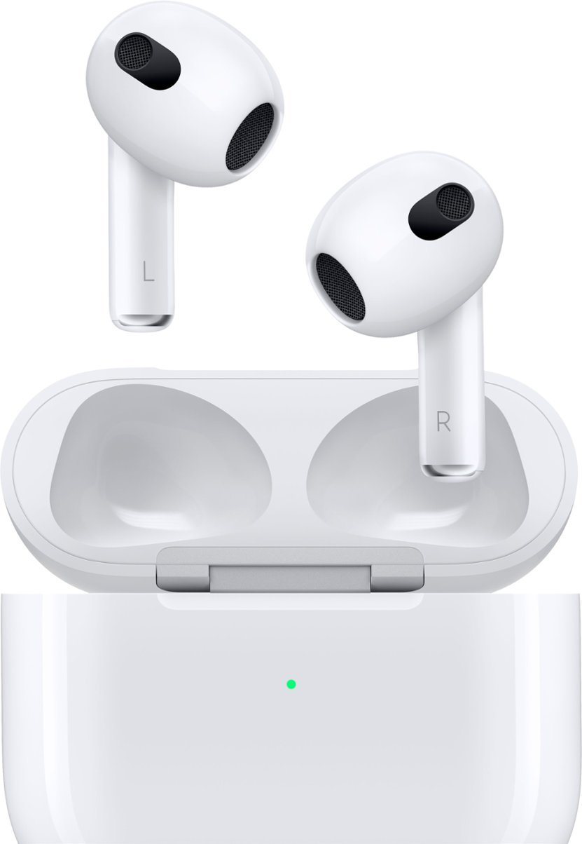 Apple - AirPods (3.ª generación) con estuche de carga Lightning - Blanco