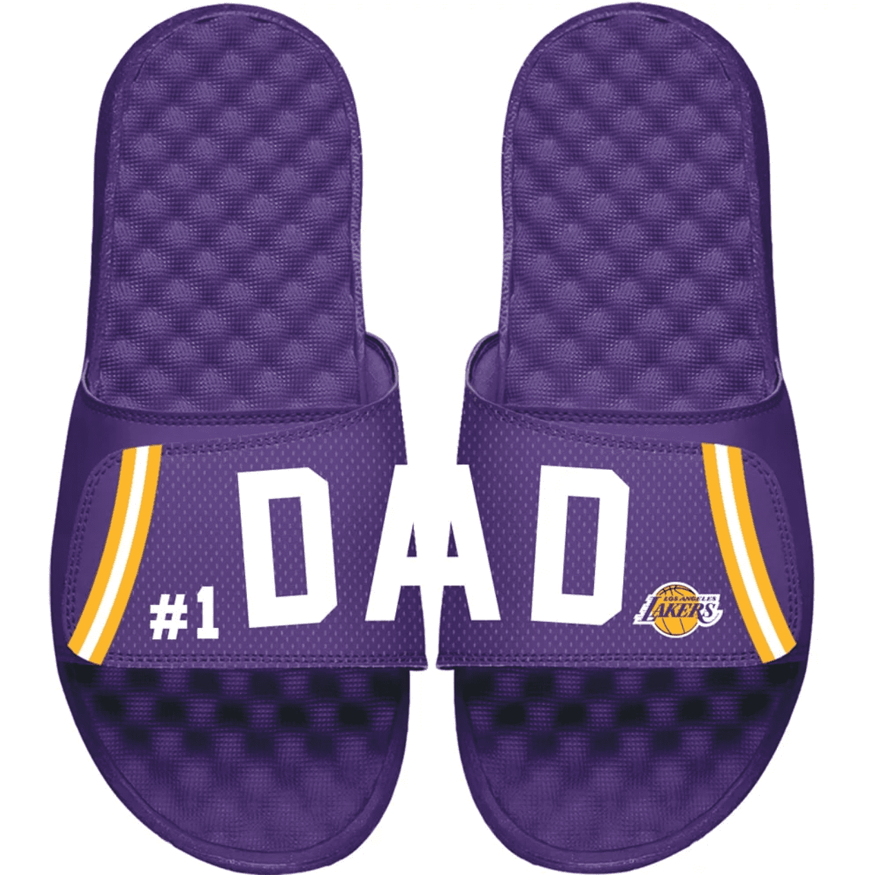 Sandalias Los Angeles Lakers ISlide Dad Slide - Púrpura