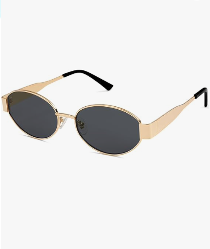 SOJOS Gafas de sol ovaladas retro para mujeres y hombres