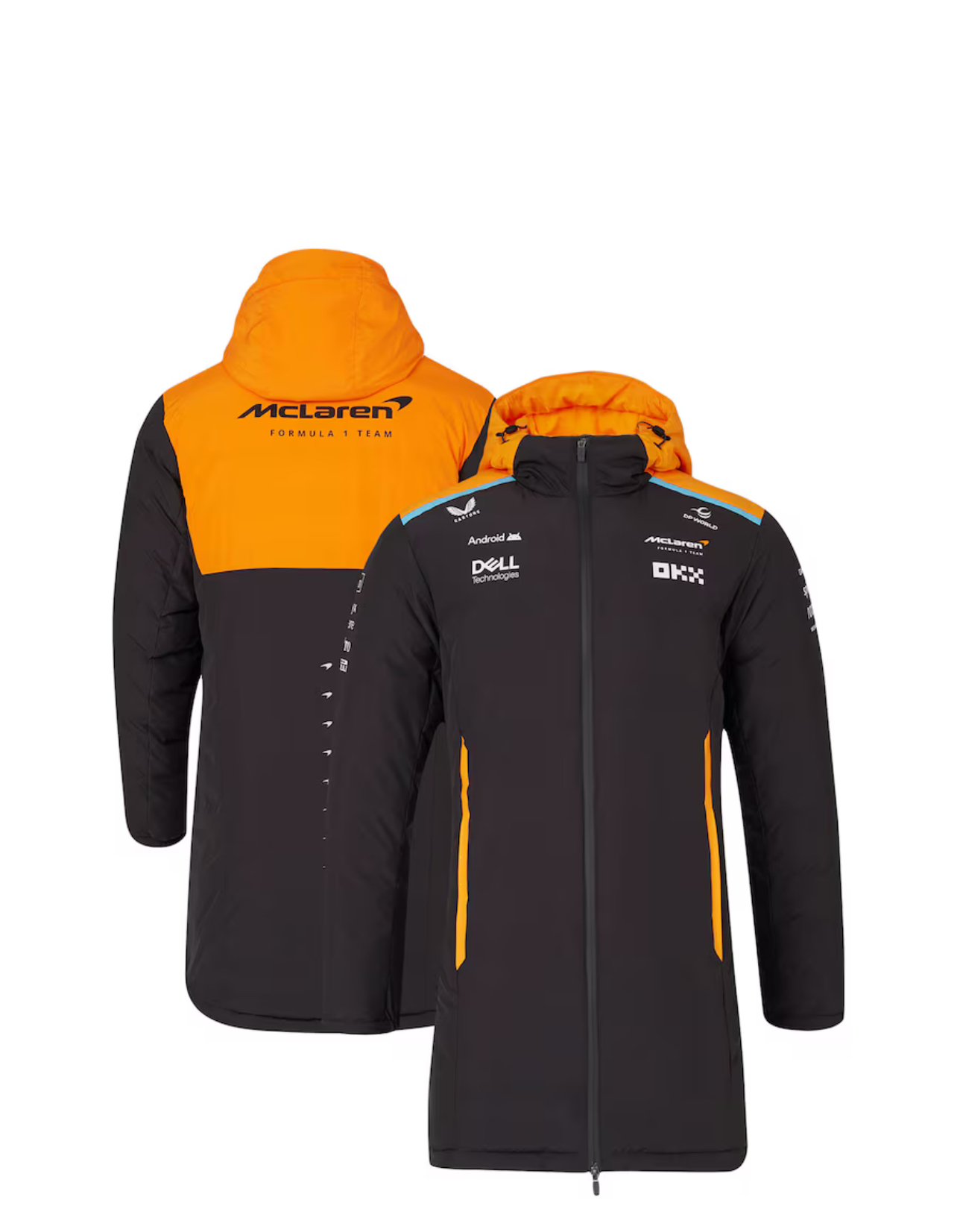 Chaqueta acolchada larga del equipo McLaren 2024