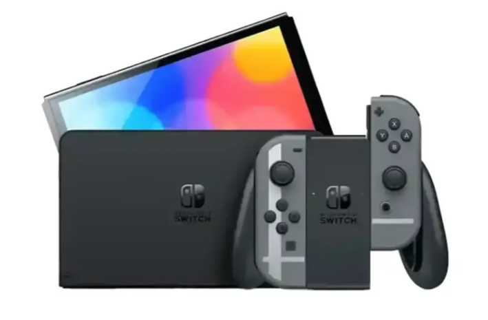 NINTENDO SWITCH Modelo OLED Gris|Negro