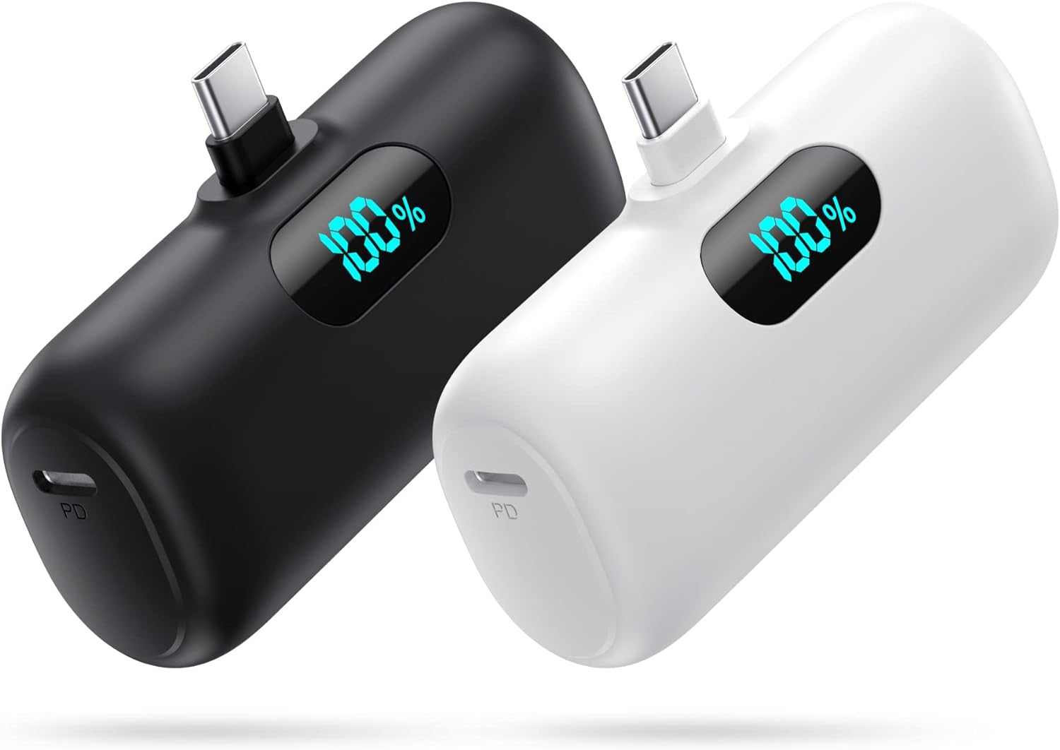 Mini cargador portátil de 5000 mAh, batería portátil de 3 A PD USB C