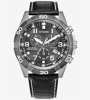 Citizen Reloj cronógrafo Eco-Drive Sport Casual Brycen para hombre, Super Titanium™,
