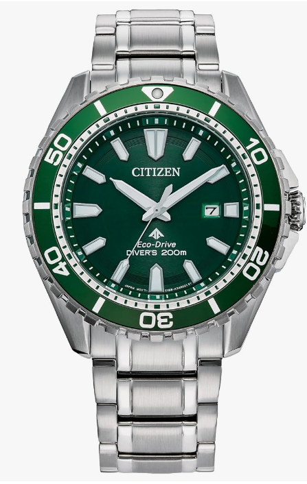 Citizen Eco-Dive Promaster Dive, Reloj de pulsera de acero inoxidable plateado para h
