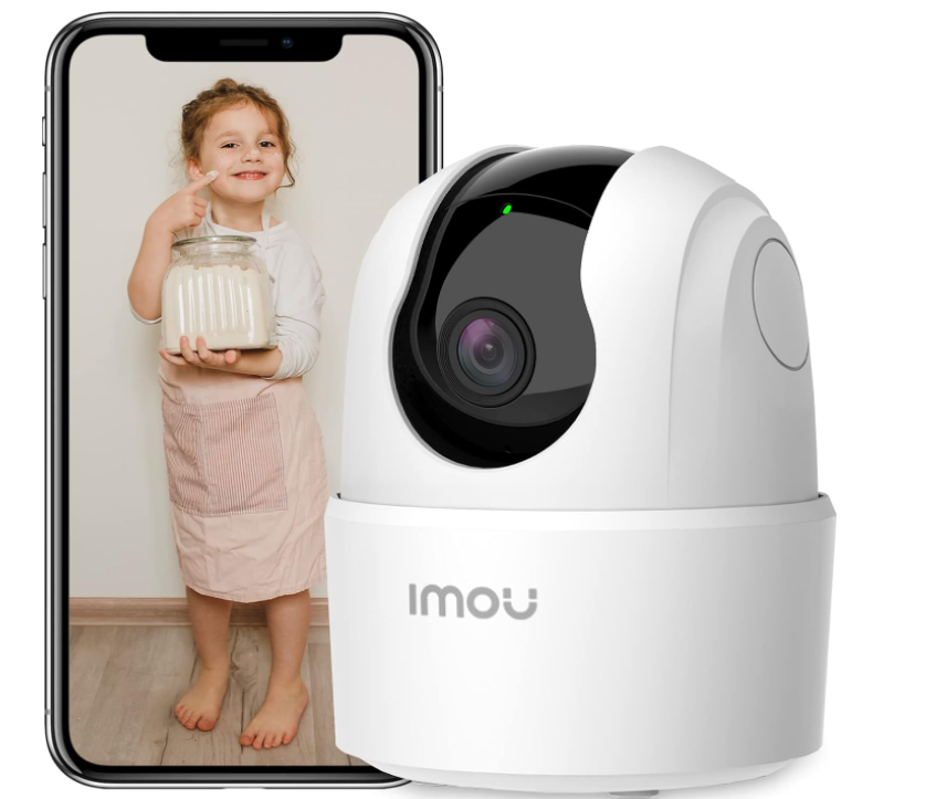 Imou Cámara de Seguridad WiFi para Interiores, 2MP/ 1080p, Panoramica 360 Grados App 