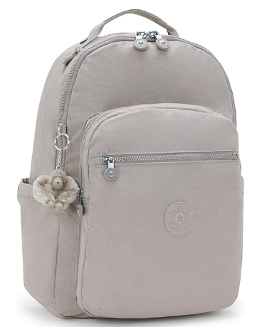 Kipling Mochila para laptop Seúl de 15 pulgadas para mujer, duradera, espaciosa con c