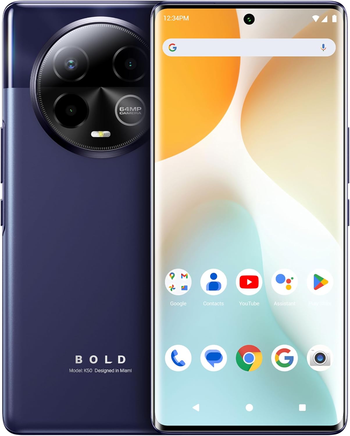 Bold K50 | 5G | 2024 | Batería para todo el día | Desbloqueado | 6.7 pulgadas FHD+ 3D