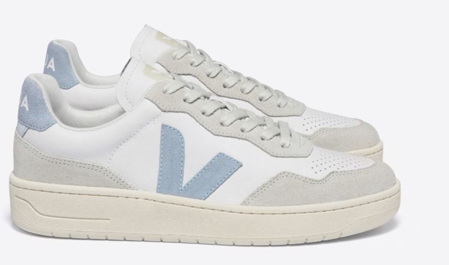 V-90 LEATHER WHITE STEEL
