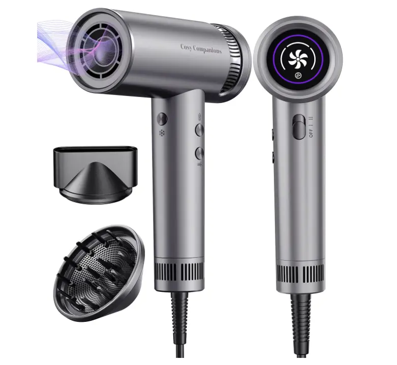 Secador de pelo magnetico