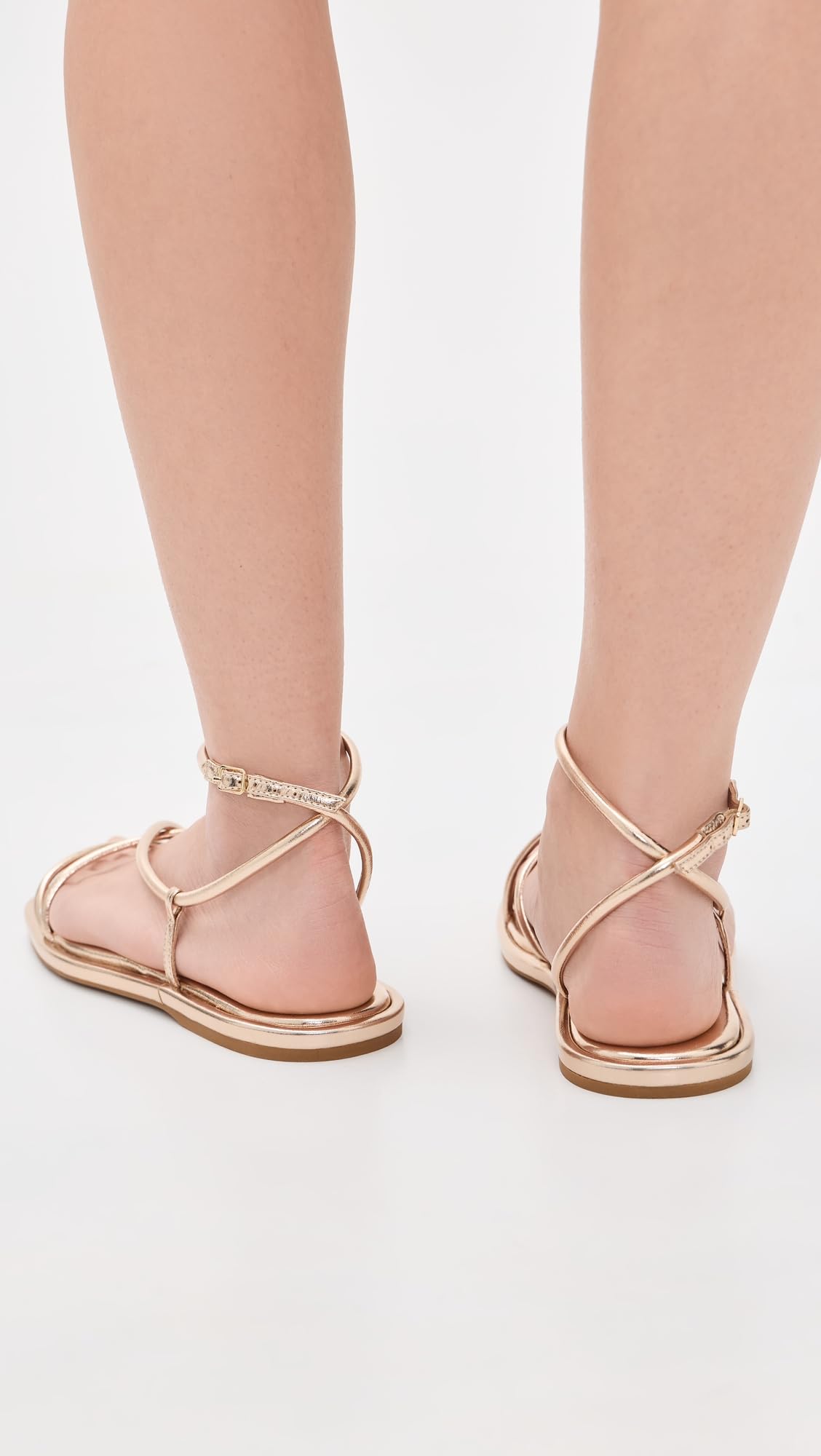 Loeffler Randall Noor Sandalias con tiras para mujer, champán, 8.5 mediano EE. UU.