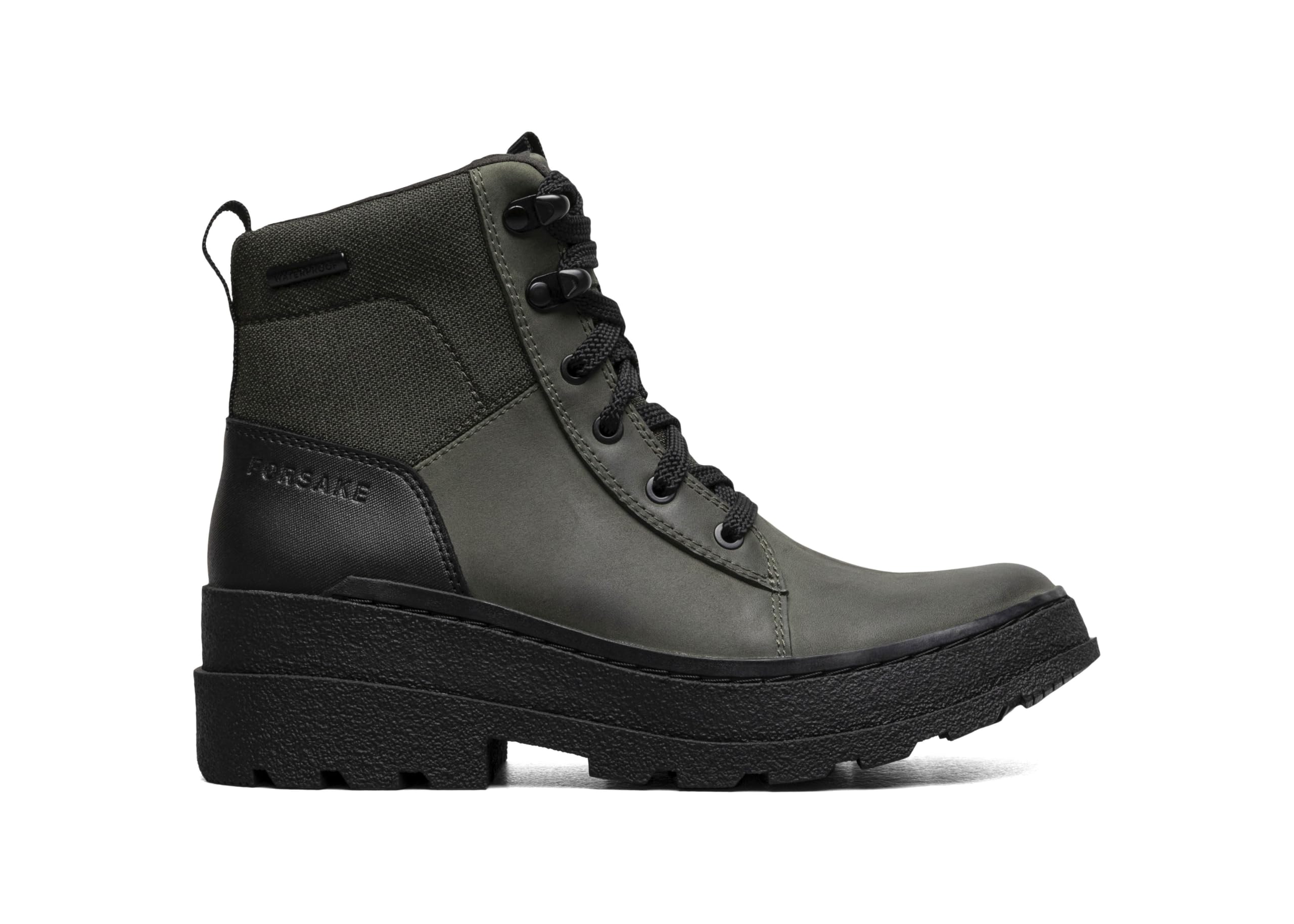 Forsake Isla High WP Botas impermeables para mujer, verde oscuro, 8,5 M