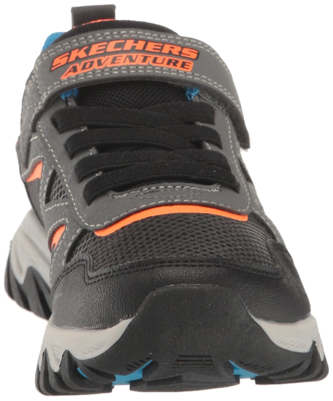 Skechers Kids Rugged Ranger, Zapatillas para niños, Carbón/Naranja, 13 niños pequeños