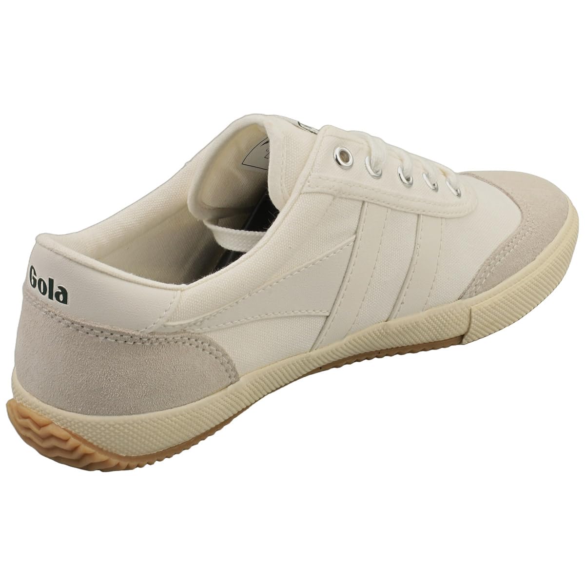 Gola Bádminton para mujer Blanco apagado/Blanco apagado/Verde perenne 10 B - Mediano