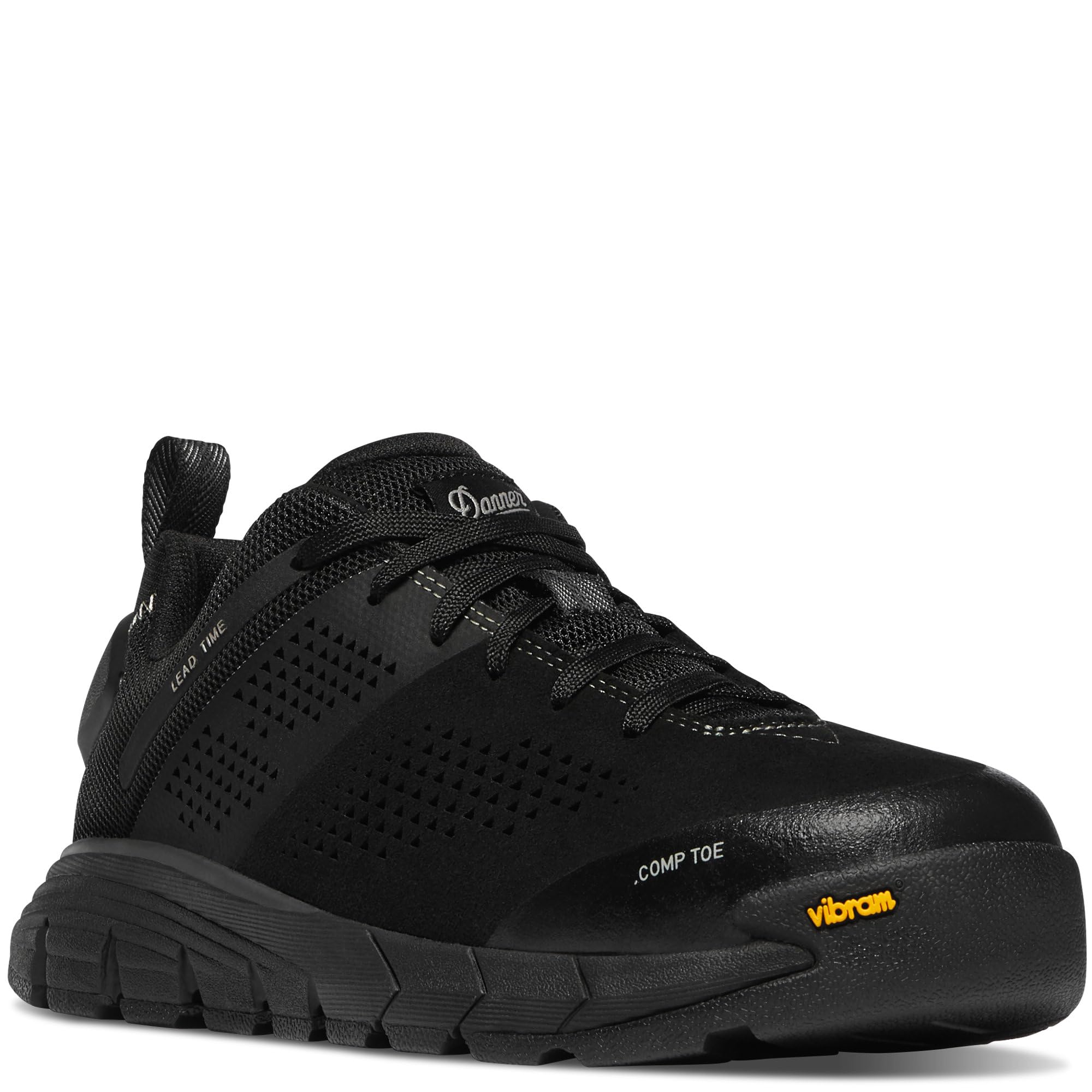 Danner Lead Time Zapatos de trabajo NMT con punta compuesta de 3" para mujer, Negro -