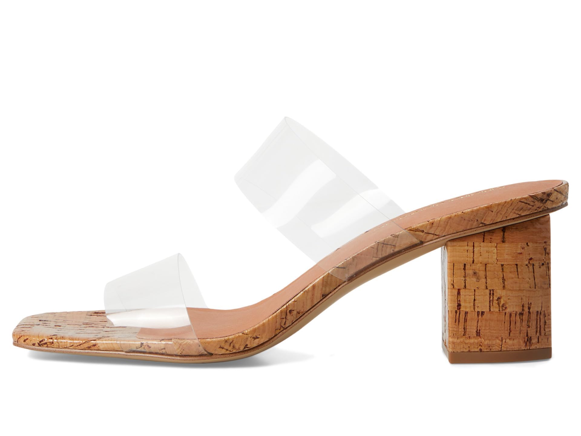 Andre Assous Drew Sandalia de tacón para Mujer, Transparente, 9