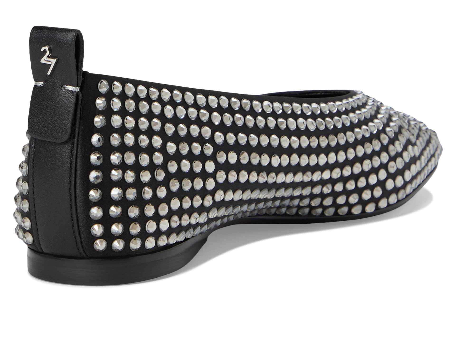 Naturalizer 29 Edit Carla, bailarinas planas para mujer, satén negro, 12