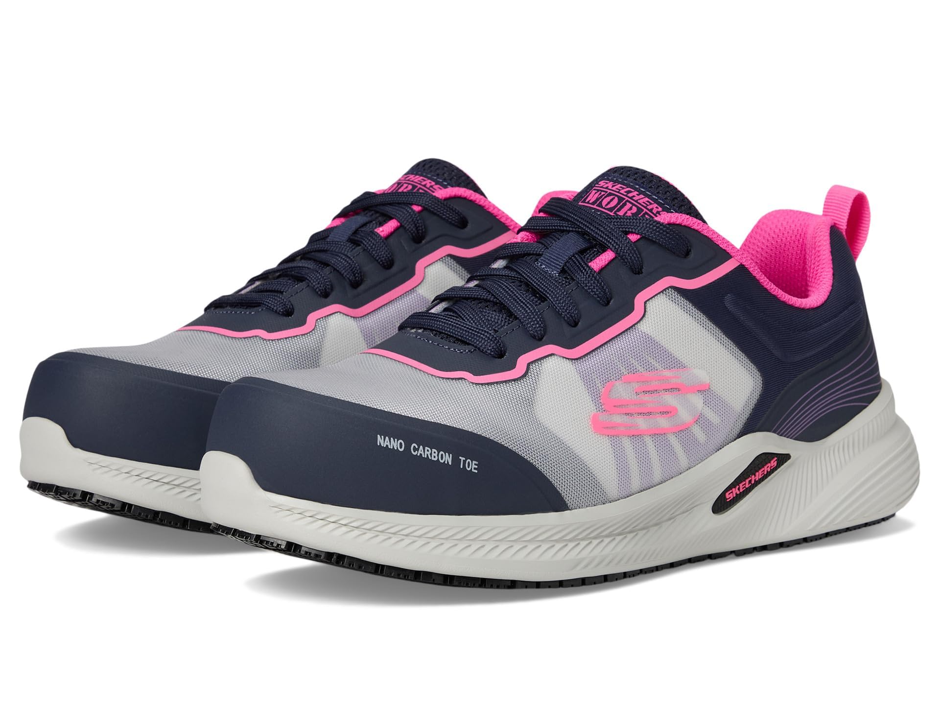 Skechers Mujer Carbix - Niyla Comp Toe Rosa 6 Mediano