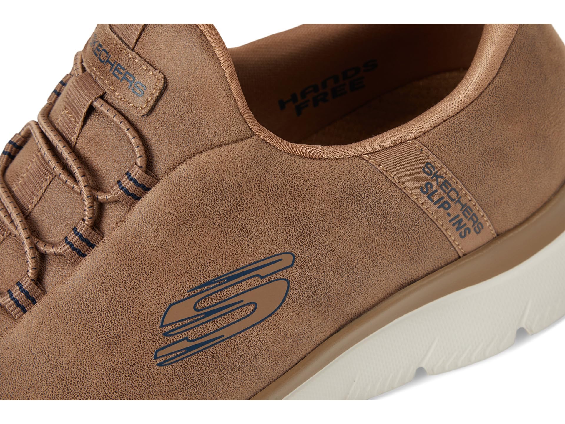 Skechers Summits Korlo - Zapatillas sin cordones para hombre, color whisky, 10 de anc