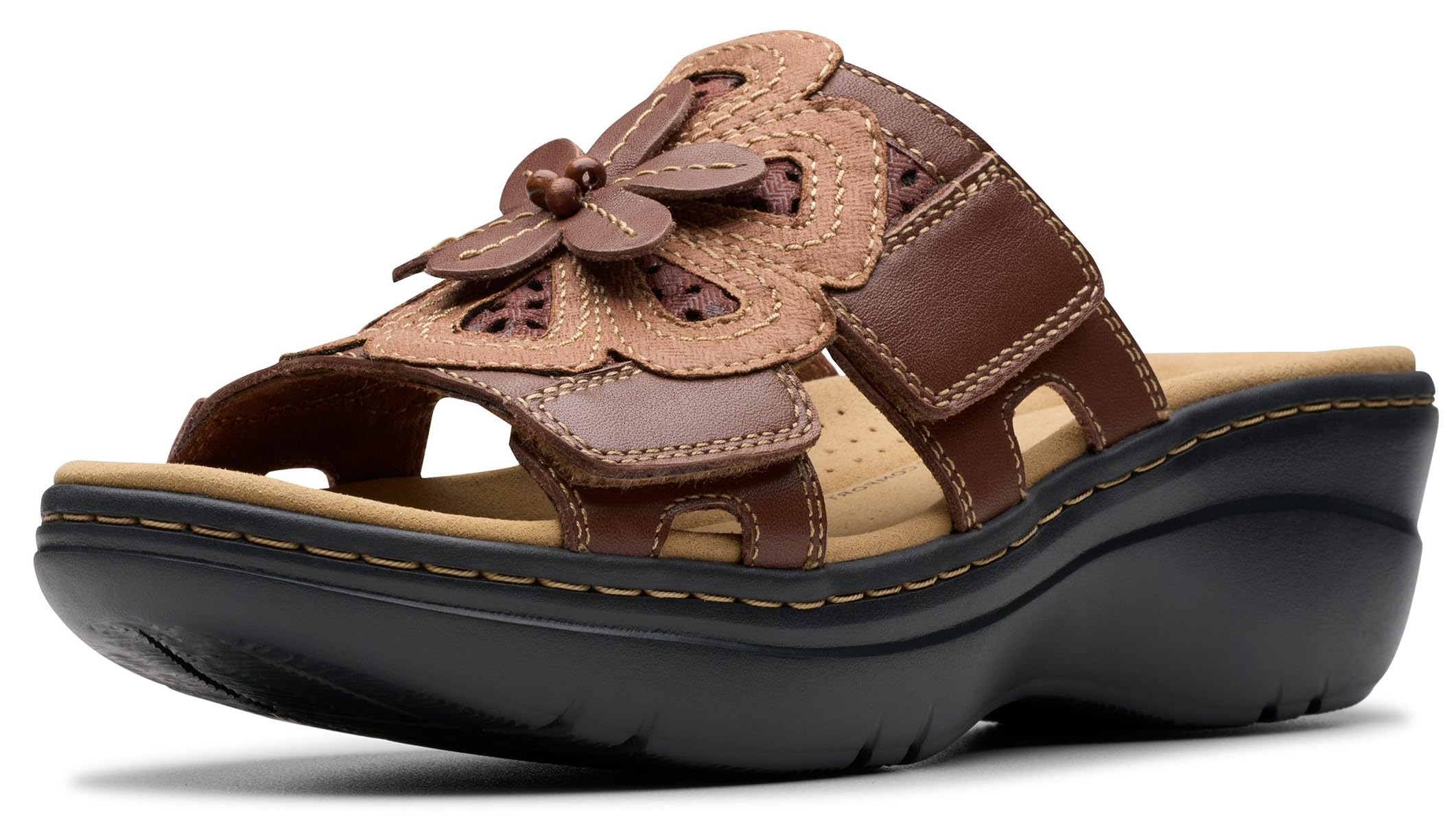 Clarks Mujer Merliah 2 Belle Marrón Multi Cuero 5 Mediano