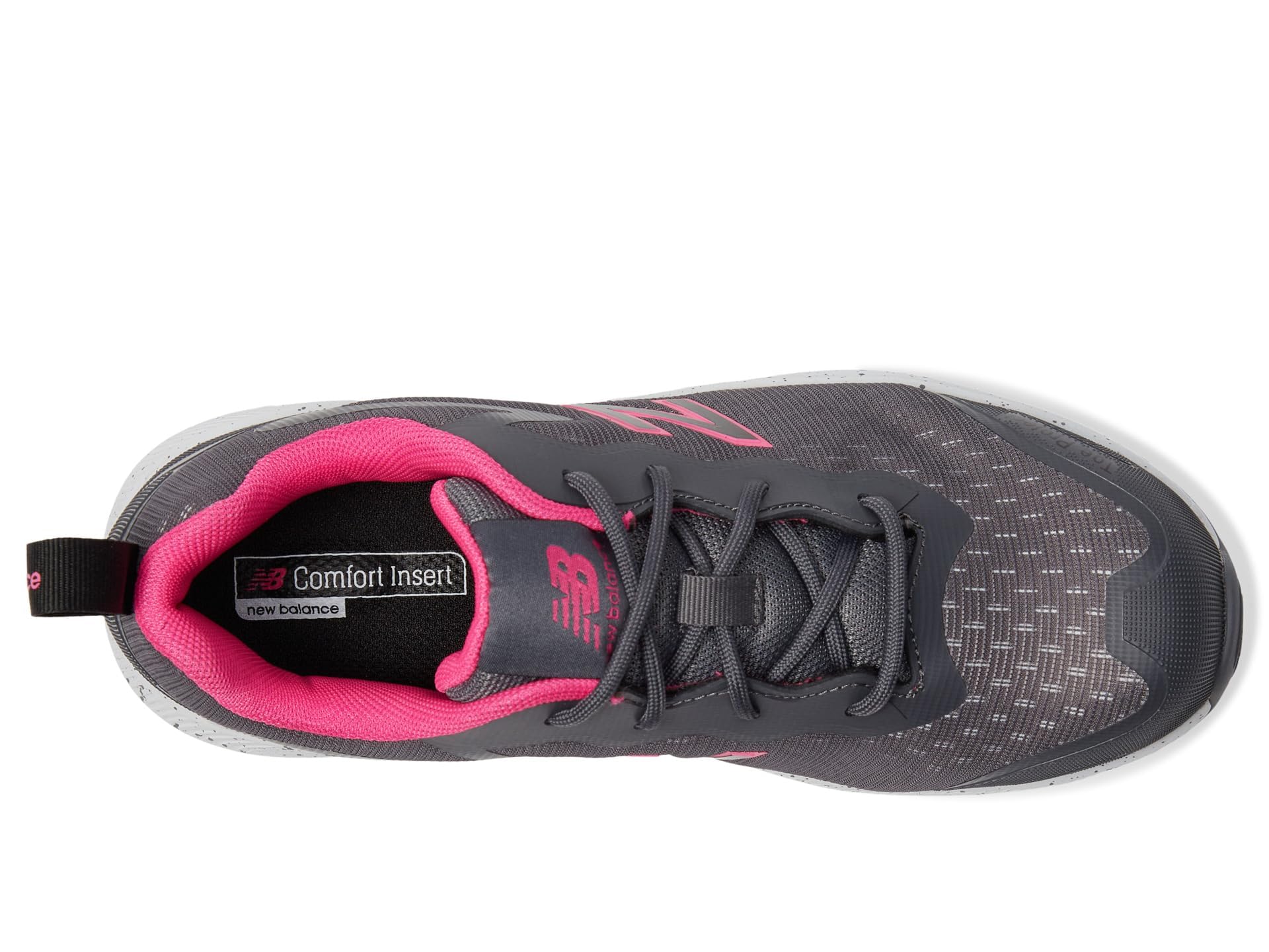 Zapatos de trabajo industriales New Balance Logic Composite Toe para mujer, gris/rosa