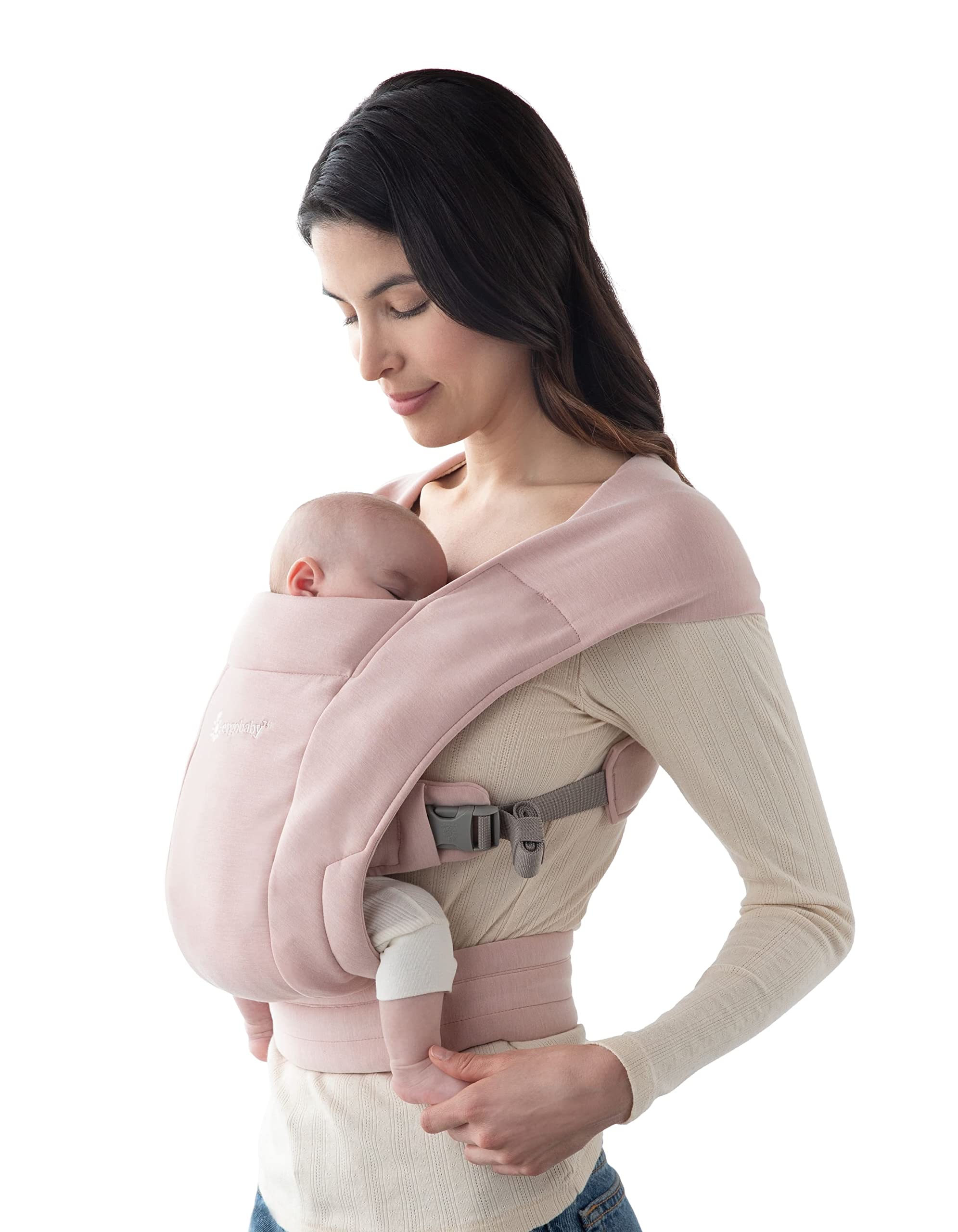 Ergobaby Embrace Mochila Porta Bebé Recién Nacido desde el Nacimiento, Extra Suave y 