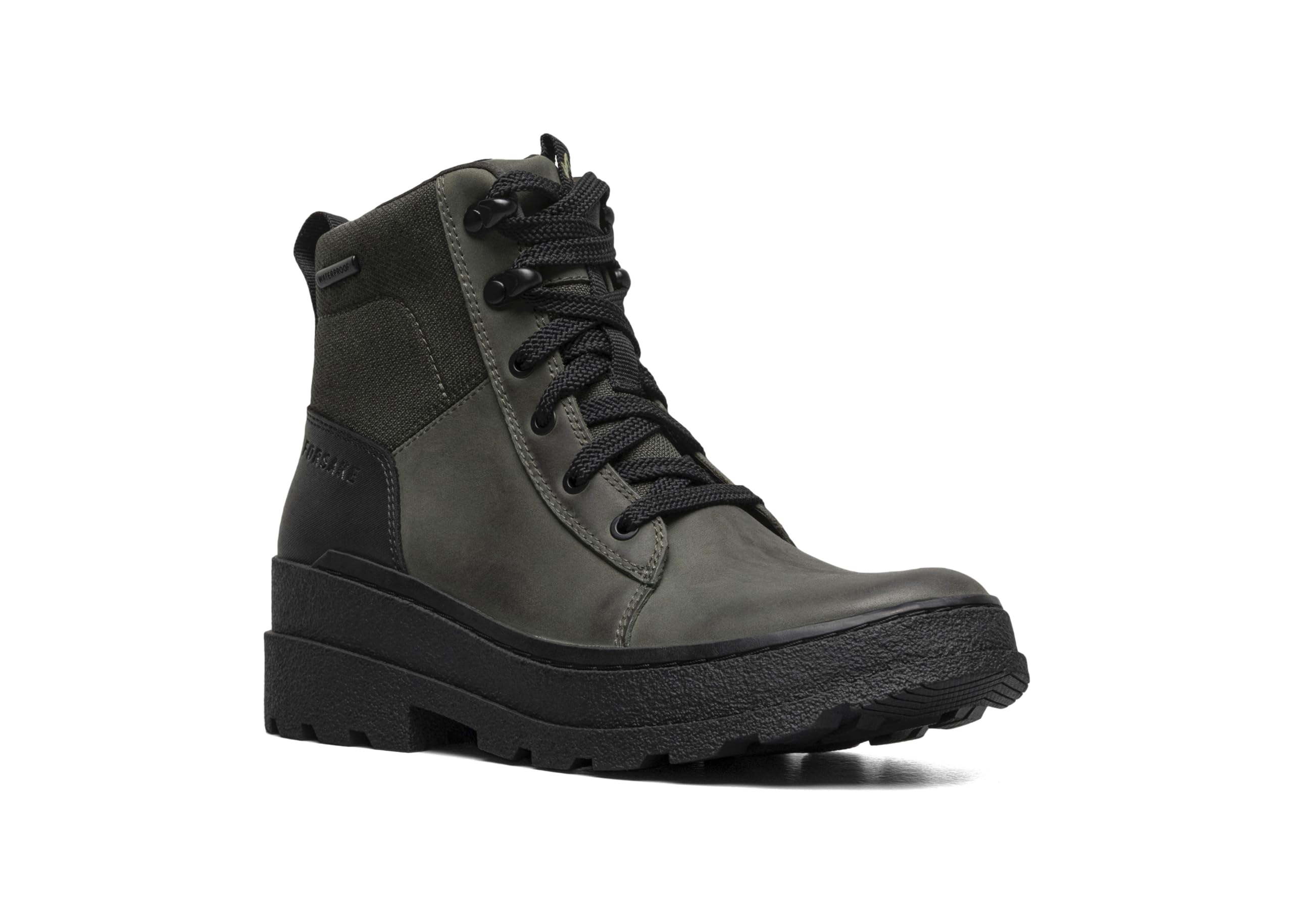 Forsake Isla High WP Botas impermeables para mujer, verde oscuro, 8,5 M