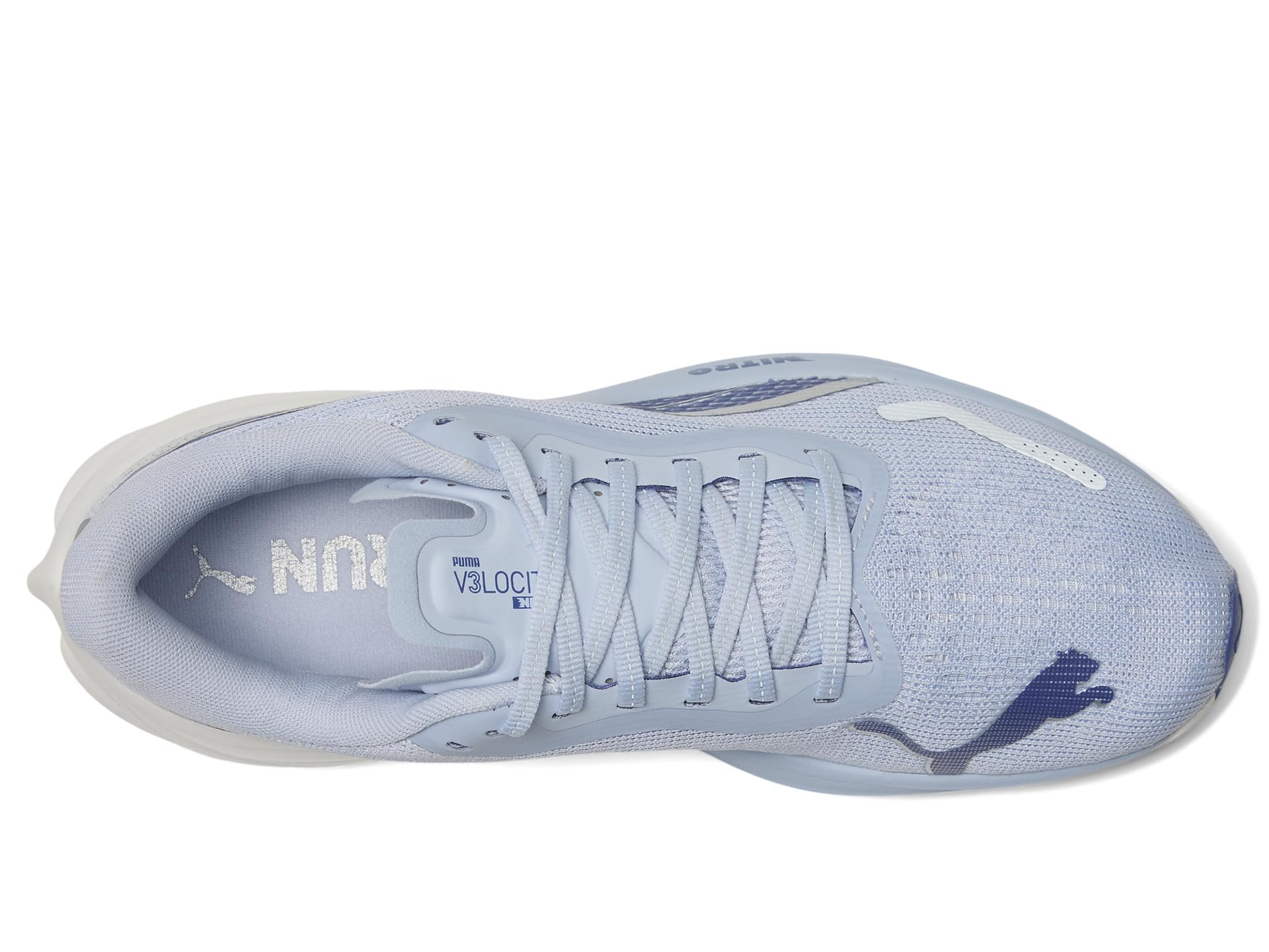 Puma Mujeres Velocity Nitro 3 Zapatos para correr Clima frío/Cristal azul 9 Medio