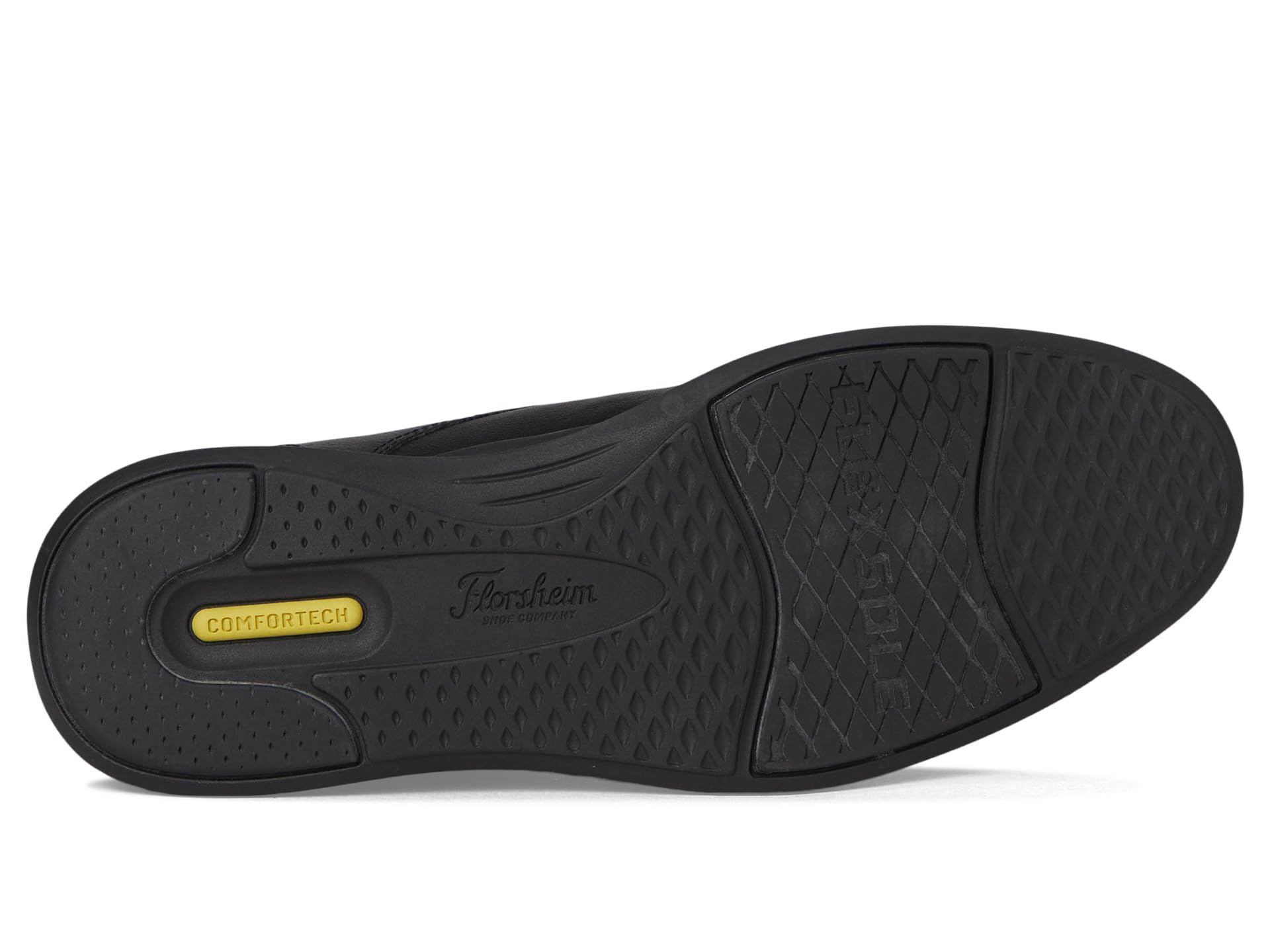 Florsheim Launch Plain Toe Oxford para hombre, negro, 11,5 mediano