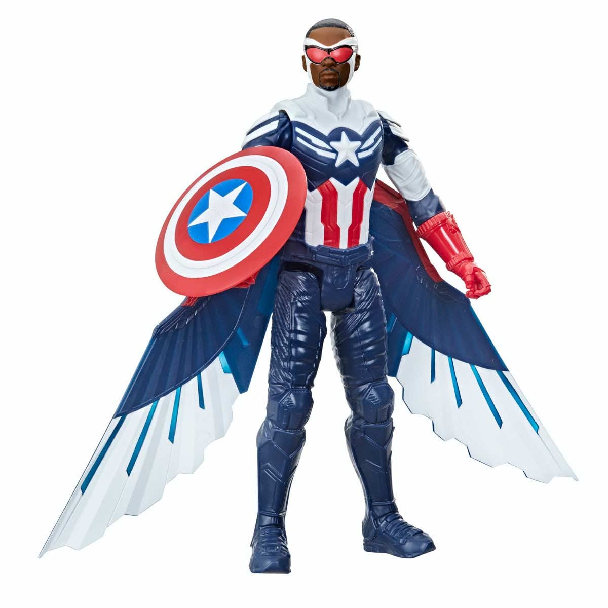 Figura de acción del Capitán América de los Vengadores Titan Hero Series de Marvel, j