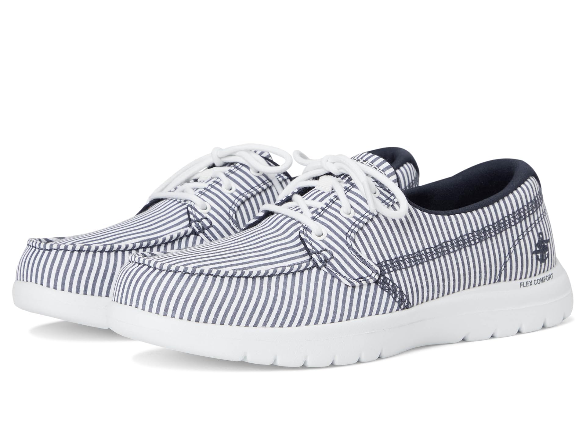 Skechers, Mujer, On-The-Go Flex - Lighthouse, Azul marino/Blanco, 5.5, B - Mediano