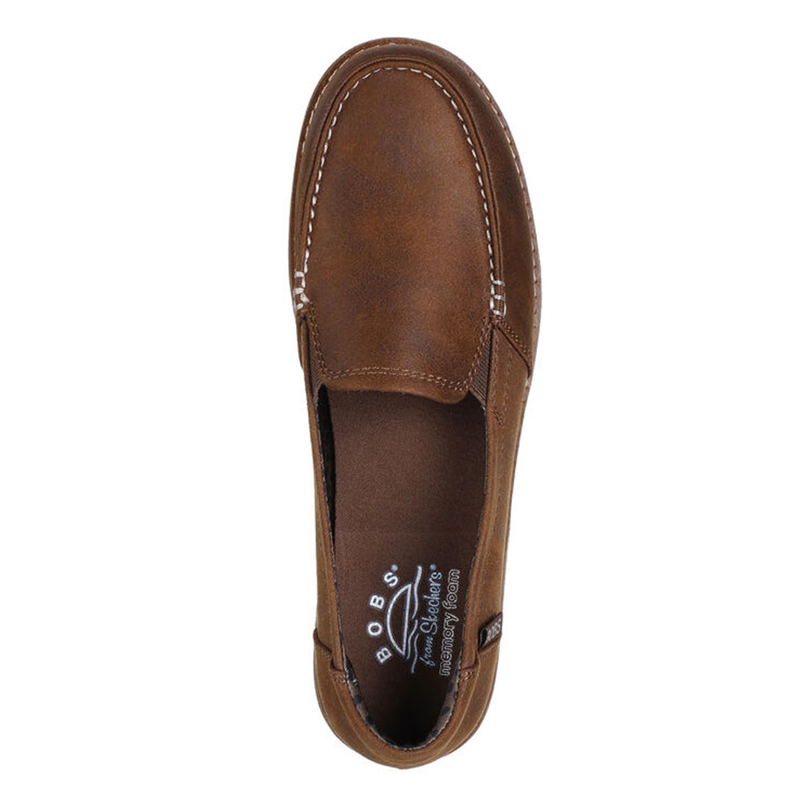 Skechers BOBS Chill Lugs - Mocasín de aspecto central para mujer - Ancho ancho Marrón