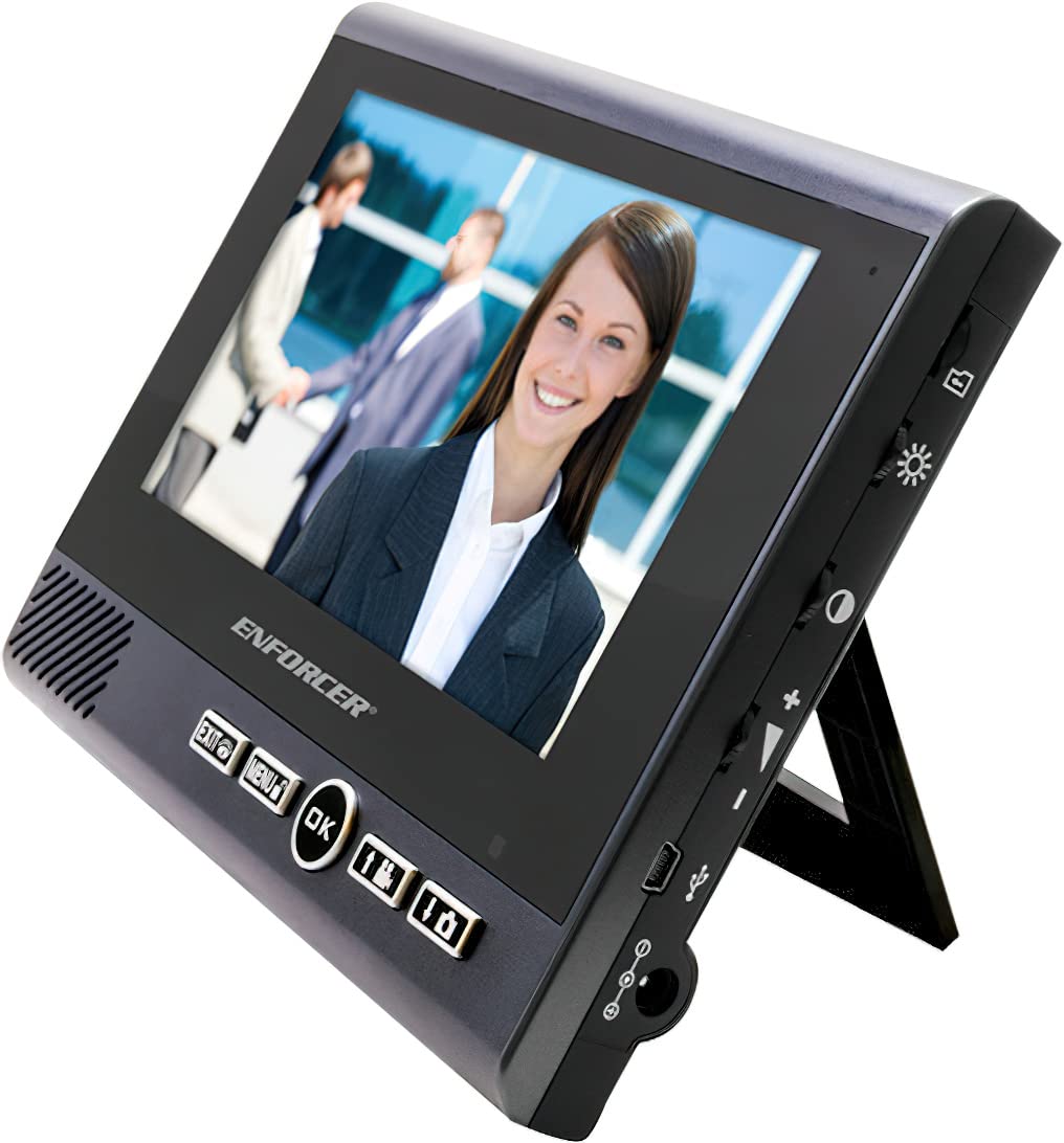 Seco-Larm DP-266-M7Q Monitor inalámbrico adicional de videoportero en color de 7" par