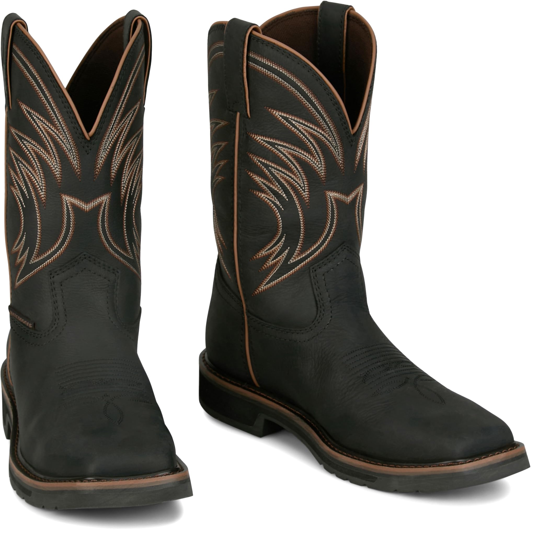 Justin Widowmaker Botas de trabajo impermeables de 11" para hombre - Colección Stampe