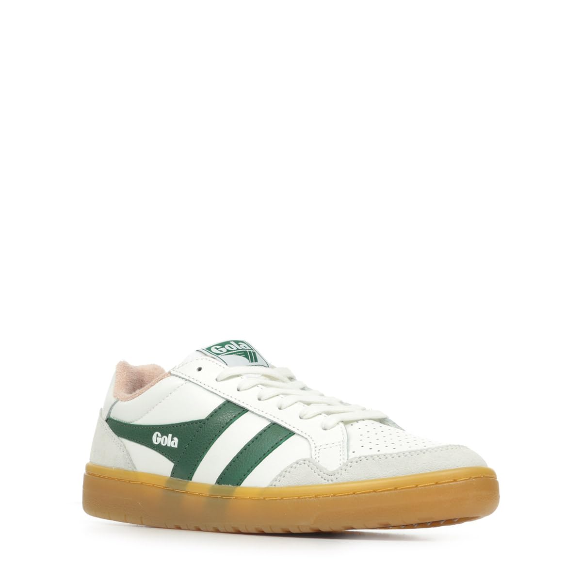 Gola, Mujer, Eagle '86, Blanco/Evergreen/Rosa/Goma, 7,5, Mediano