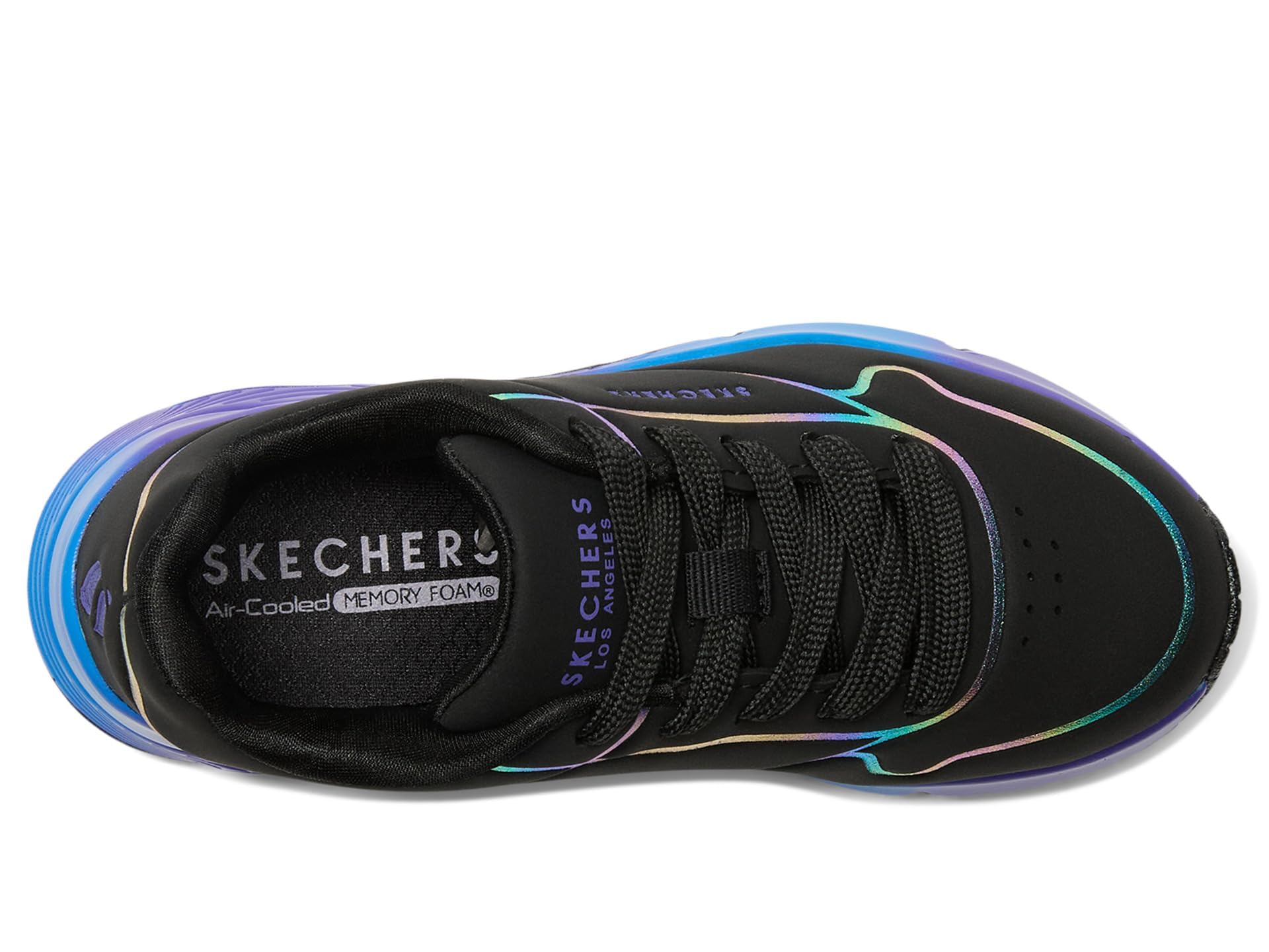 Skechers Uno Gen1 310311L para mujer (niño pequeño/niño grande) Negro/Multi 1 Mediano