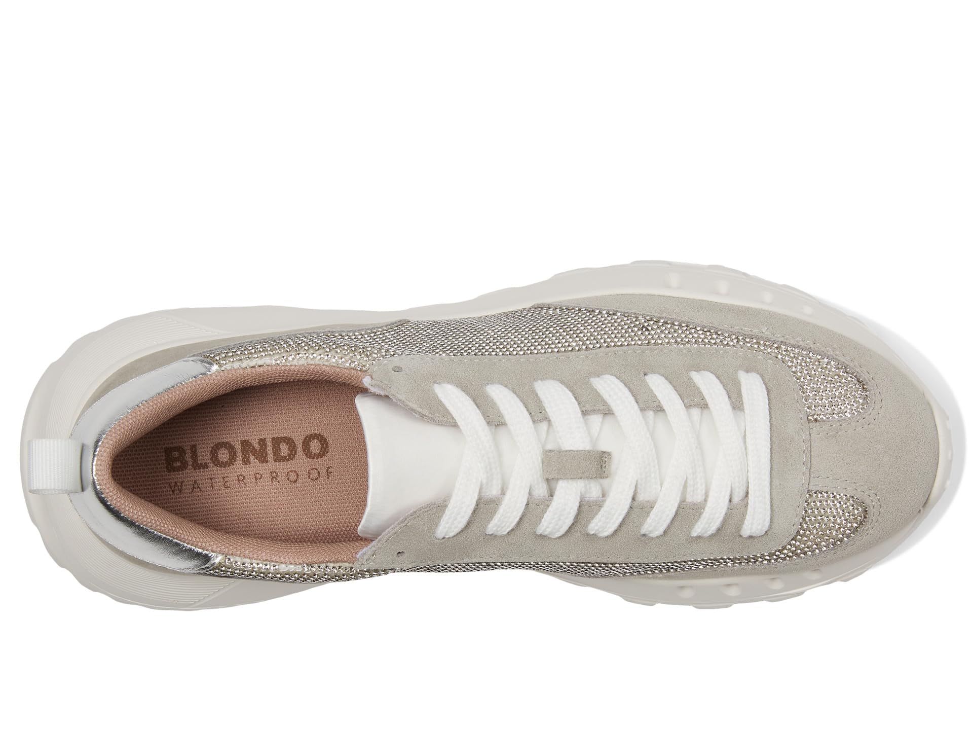 Blondo Lyandra - Zapatillas impermeables y cómodas para mujer, color gris claro, 9