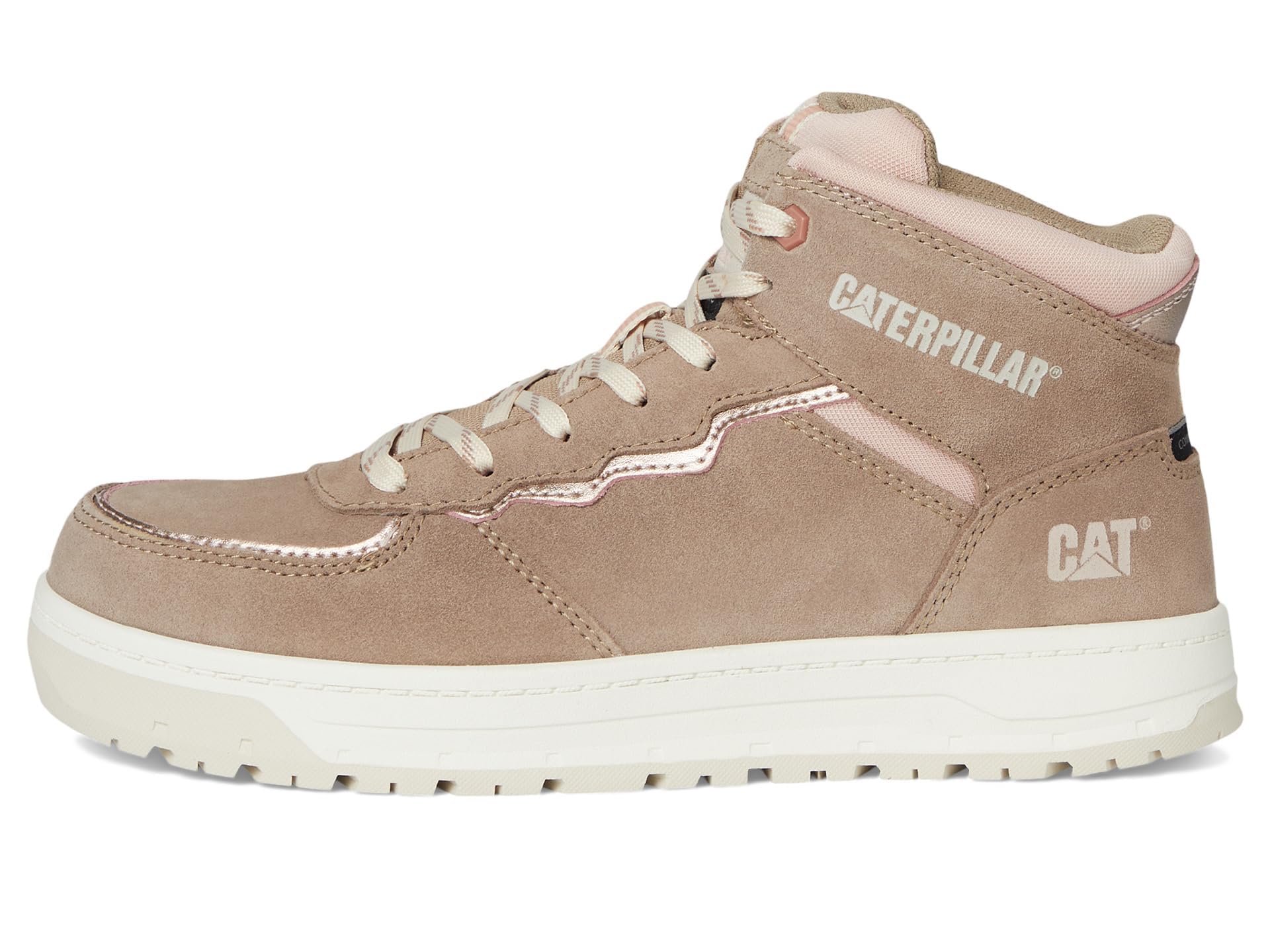 Caterpillar Streamline Court Mid CT Glaciar Gris Nubuck 8.5 B (M)