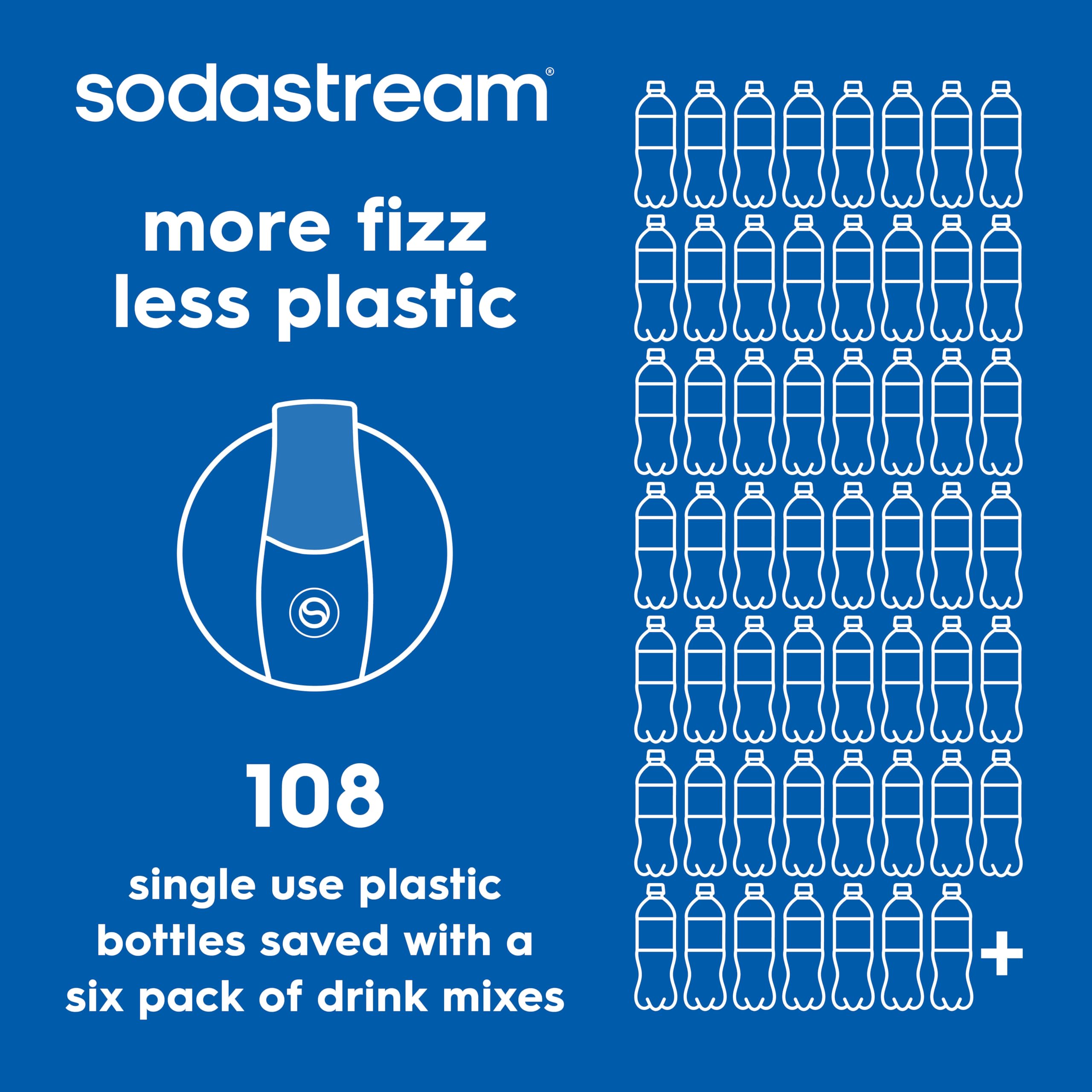 Mezcla para bebidas SodaStream(R) Starry(R) Zero Sugar (440 ml, paquete de 4) El emba