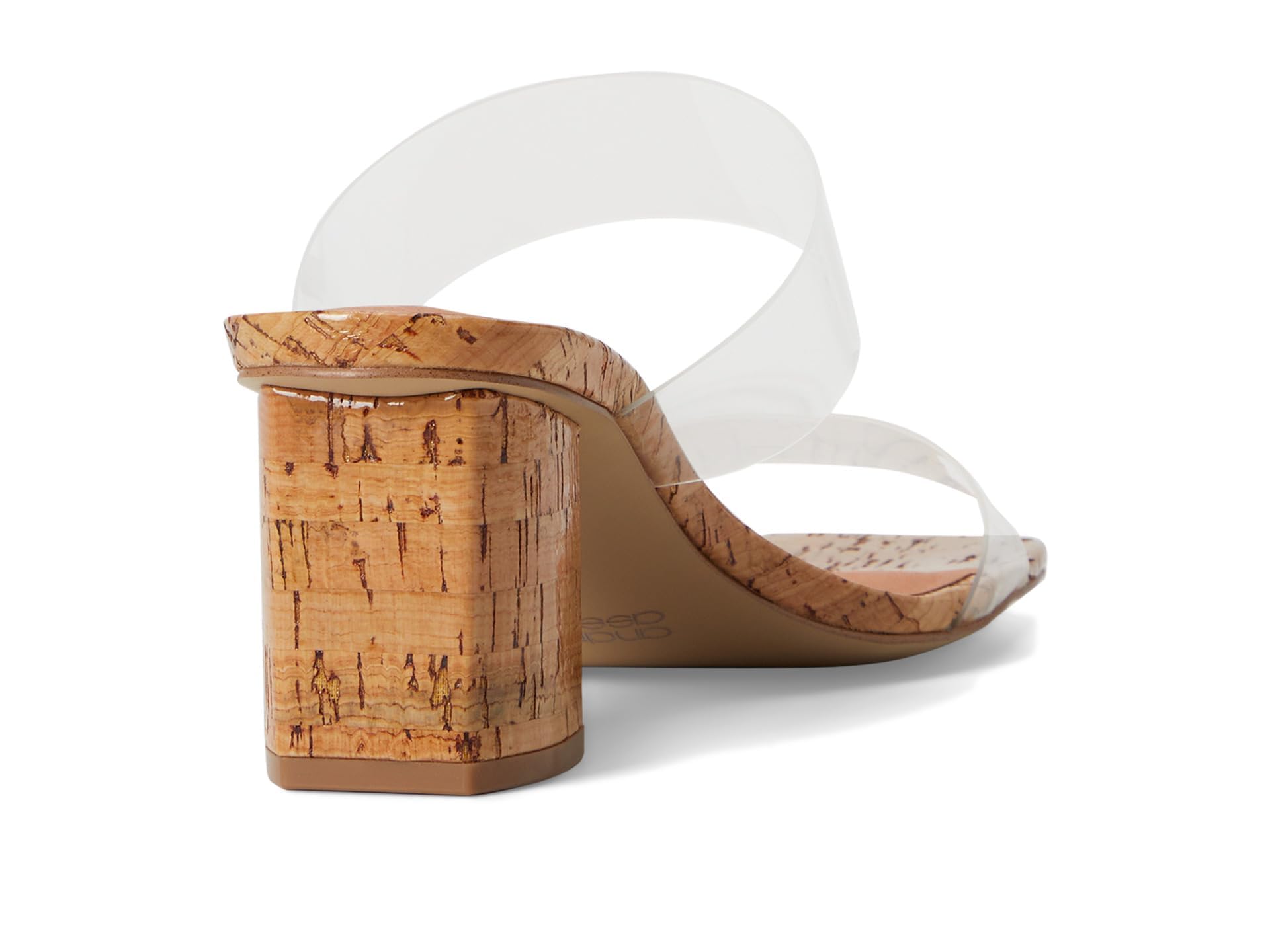 Andre Assous Drew Sandalia de tacón para Mujer, Transparente, 9